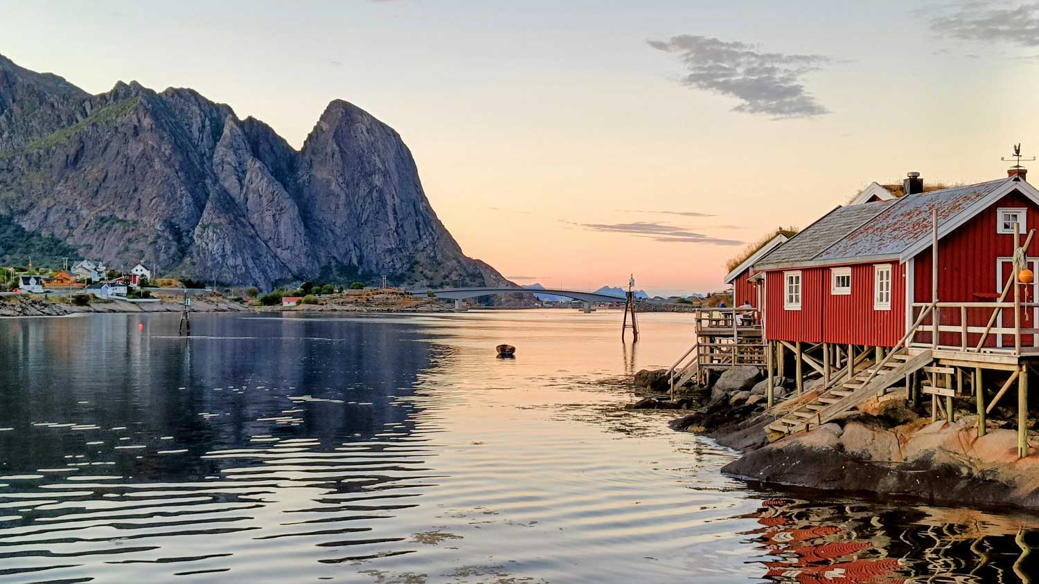 Reinefjord landscape Reinefjord landscape